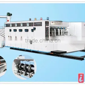2016 New Type of Flexo 4 Colors Prining Slotting Die Cutting Machine for Car thumbnail-2