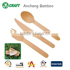 High Quality 16cm Reusable Wooden Cutlery thumbnail-1