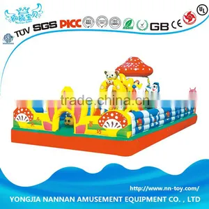 Commercial Outdoor Inflatable Bouncer Castle With Slide for Sale thumbnail-4