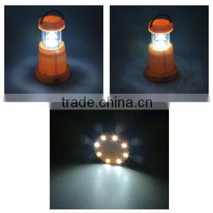 New Product 1+8+8 LED 2 in 1 Flexible Camping Lantern thumbnail-5