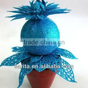 Wholesale Gitter Artificial Mini Bonsai for Decoration thumbnail-1