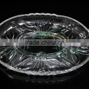 Fashionable First Rate High Quality Food Grade Glass Plate Dish thumbnail-1