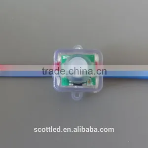 WS2811 DC12V Square Type 12mm Led Pixel String Light RGB Color;50pcs a String thumbnail-4