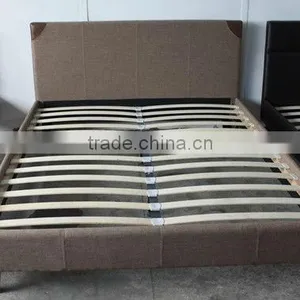 Fabric Upholstered Bed W/slats-King thumbnail-1