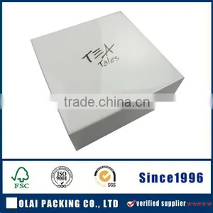 White Shiny Wooden Box for Tea thumbnail-3