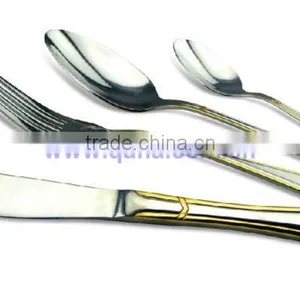 Factory Direct Qana Stainless Steel Cutlery Set With Mirror Polish for Euro Market thumbnail-2
