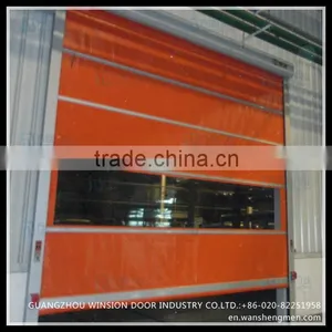 Workshop Plastic Aluminum Colorful Auotomatic Folding Door thumbnail-1
