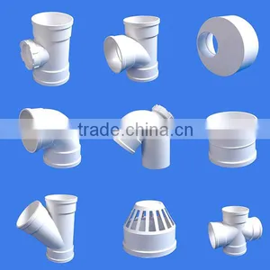 Good Quality Plastic Pipe Fitting / PVC Pipe and Fittings PVC Water Pipe Fitting thumbnail-3