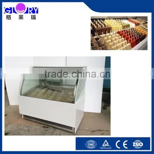 Customized Supermarkets Ice Cream Storage Freezer Display Showcase in China thumbnail-1