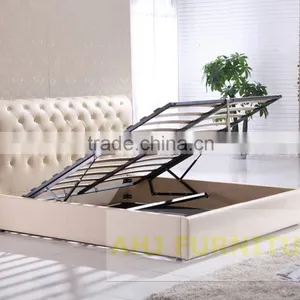 Hydraulic Lift up Storage Bed, Storage Bed Frame With Gas Lift, Storage Bed Hinge Mechanism With Gas Strut Quality Choice thumbnail-1