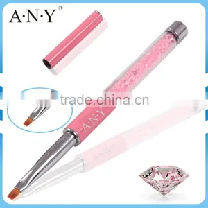 ANY Nail Art Beauty Care Pink Rhinestone UV Gel Nail Polish Brush Micropainting thumbnail-1