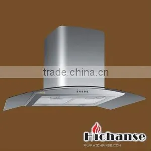 Vented Exhaust Type and Wall Mounted Type Copper Island Range Hood thumbnail-1