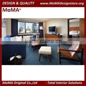 (MA48NH) European Style Marine Blue Sectional Sofa Set/Hot Sale Hotel Sofas/Hotel Living Room Furniture thumbnail-2