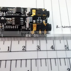 NEW FM Stereo Transmitter Module DC3-16v 3mW 16mA, Campus Radio FM Transmitter Wireless Microphone 76-108Mhz,non-volatile Memory thumbnail-2