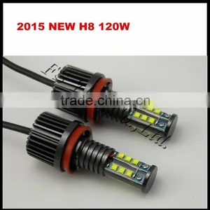h8 Led Fog Light Bulb H8 120W Angel Eyes Bulb for BMW E92 E87 E60 E71 E82 E84 F01 F02 thumbnail-1