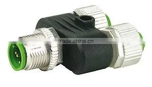 M12-male to 2*M12-Female ,waterproof Connector thumbnail-1