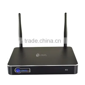 2016 ! Quad-Core WiFi Kodi 1080P Smart Set TV Box Android 4.4 Kitkat Multi-language Smart TV Box thumbnail-2