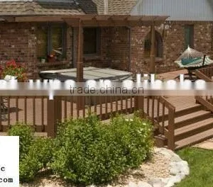 High Durable Wpc Fencing Handrails for Outdoor Steps thumbnail-1