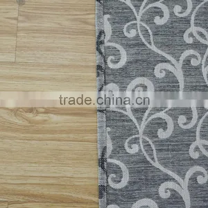 New Arrival Small Branches100% Polyester Linen Like Jacquard Curtain Fabric thumbnail-5