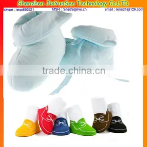 Baby Girl Cotton Socks/ Soft Plain Infant Socks thumbnail-1