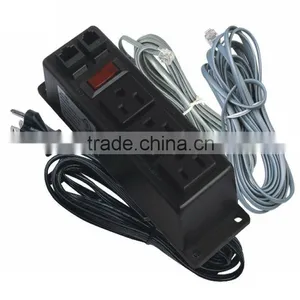 American 3 Outlets Surge Protection Socket With Phone/data Jacks thumbnail-1