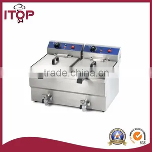 Double Tanks 22+22L Pressure Kfc Chicken Fryer for Sale thumbnail-1