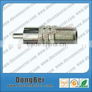 RCA to F Connector Waterproof Compression Jack Connector thumbnail-1