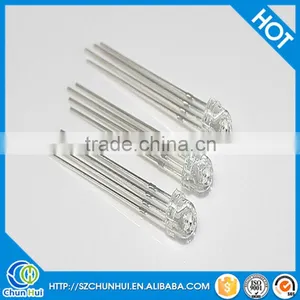 Wholesale High Brightness 4pins 5mm Rgb Led Strawhat Common Anode thumbnail-2