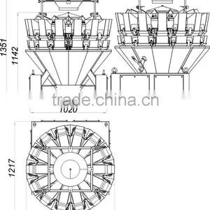 ZH-A14 14 Heads Scale With High Speed and Good Service thumbnail-3
