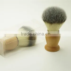 Free Samples Synthetic Shaving Brush With Wooden Shaving Brush Handles thumbnail-3