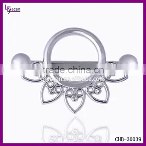 Stainless Steel 16g Female Nipple Piercing thumbnail-1