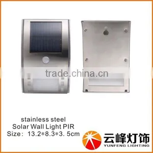 New Patent 3 SMD LED Solar Wedge Light PIR Solar Led Outdoor Wall Light Solar Led Outdoor Wall Light thumbnail-1