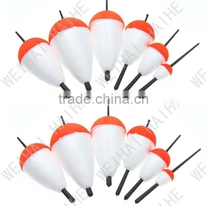 Polystyrene Red White Fishing Floats Fishing Accessory With Sticks thumbnail-1