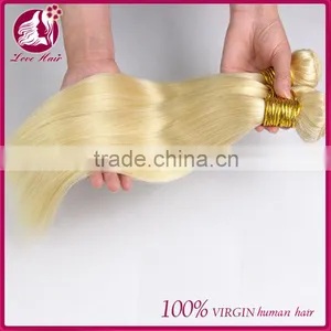 AAAAAAAA Vietnamese Virgin Hair Natural Blonde Human Hair Extensions Tangle and Shedding Free thumbnail-3