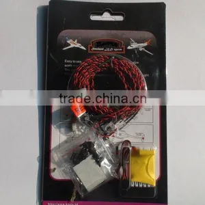 8 LED Flashing Light System For RC Helicopter Plane thumbnail-1