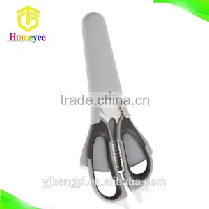 Multifunction 9 Features Top Quality Stainless Steel Come Apart Kitchen Scissors Sell Scissors With Magnetic Holder thumbnail-1