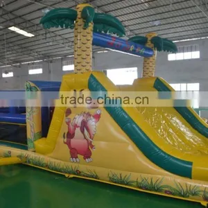SUNJOY 2016 New Designed Inflatable Bouncer Obstacle Course, Inflatable Slide Bouncer Obstacle,inflatable Kid Obstacle for Sale thumbnail-2
