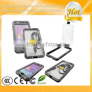 Shockproof Waterproof Case Note 4 With Button Black thumbnail-3