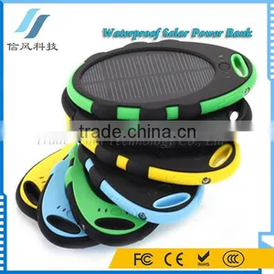 5000mAh Solar Power Bank Waterproof for IPhone for IPad for Android Phone thumbnail-6