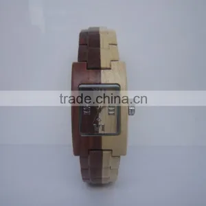 New Design Retro Watch Stock Handmade Wood Watch Fashion Ladies Bracelet Watches Wholesale Price 2014 thumbnail-3