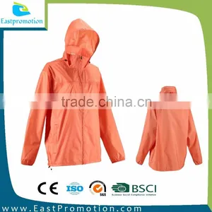 WOMEN 190T COATED FOLDABLE RAINCOAT WINDBREAKER FOR PROMOTION thumbnail-1