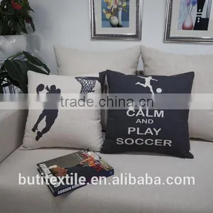 Innovative Printing Sports Pillow Cover Wholesale, Sublimated Team Fans Throw Pillow thumbnail-1