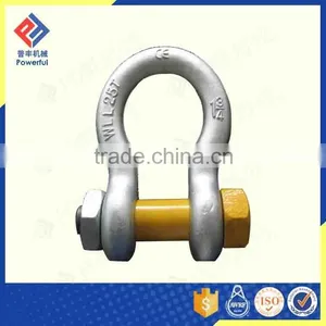 ZINC PLATED U.S. TYPE DROP FORGED BOLT TYPE ANCHOR SHACKLE thumbnail-5