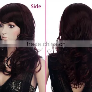 Machine Made Fashion Rose Wig Silicone Base Long Practice Wig Distributor thumbnail-3