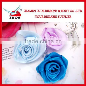 Hot Sale Decoration Ribbons Satin Ribbon Roses Flower for Wedding Decoration thumbnail-2