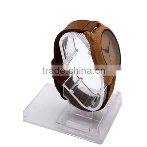 2016 Handmade Leather Watch Strap Bamboo Wooden Watch Trade Assurance thumbnail-4