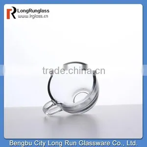 LongRun 2.6oz Top Grade Exquisite Crystal Glass Teacup ,coffee Mug,wholesale thumbnail-3
