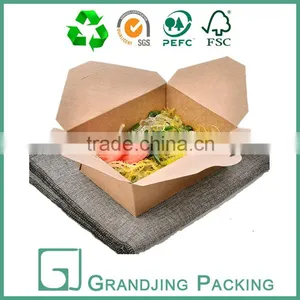 Food Grade Kraft Paper Water and Oil-resistant Lunch Box thumbnail-2