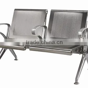 PU Cushions Stainless Steel Hospital Waiting Seats thumbnail-3