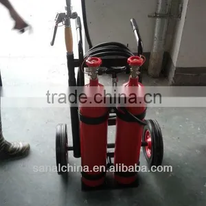 CO2 Wheeled Fire Extinguisher With EN1866-1 With Estintore Carrellato thumbnail-1